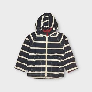 Mini Boden Rugby Stripe Rain Jacket